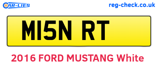 M15NRT are the vehicle registration plates.