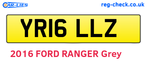 YR16LLZ are the vehicle registration plates.