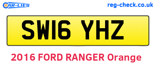 SW16YHZ are the vehicle registration plates.