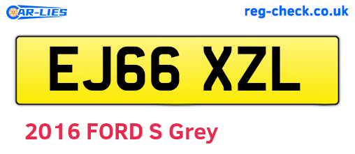 EJ66XZL are the vehicle registration plates.