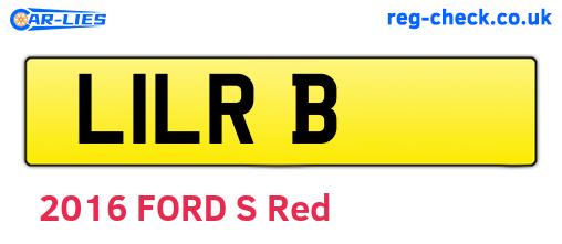 L1LRB are the vehicle registration plates.