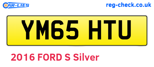 YM65HTU are the vehicle registration plates.