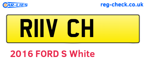 R11VCH are the vehicle registration plates.