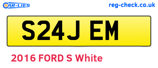 S24JEM are the vehicle registration plates.