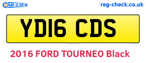 YD16CDS are the vehicle registration plates.