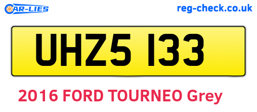 UHZ5133 are the vehicle registration plates.