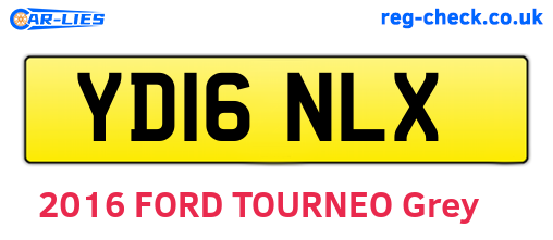 YD16NLX are the vehicle registration plates.