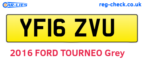 YF16ZVU are the vehicle registration plates.