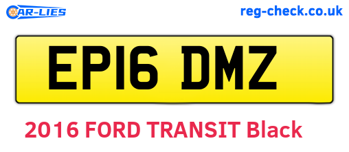 EP16DMZ are the vehicle registration plates.