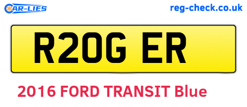 R20GER are the vehicle registration plates.