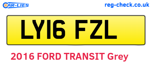 LY16FZL are the vehicle registration plates.