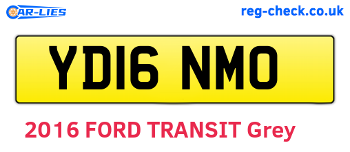 YD16NMO are the vehicle registration plates.
