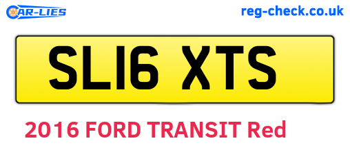 SL16XTS are the vehicle registration plates.