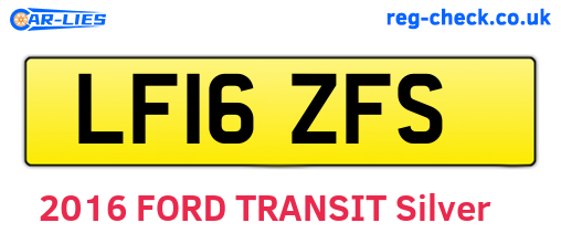 LF16ZFS are the vehicle registration plates.