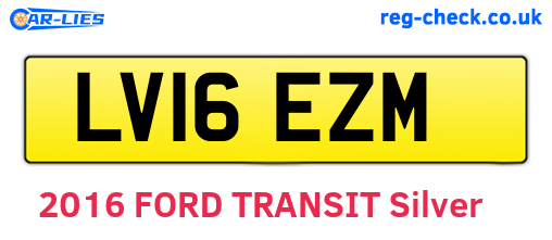 LV16EZM are the vehicle registration plates.
