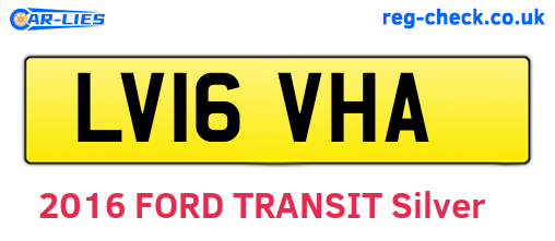 LV16VHA are the vehicle registration plates.