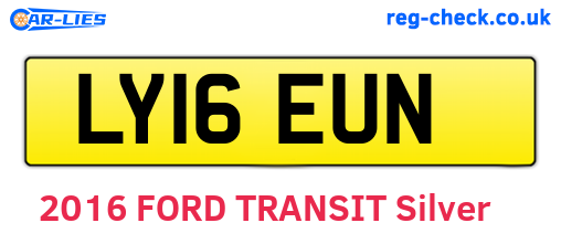 LY16EUN are the vehicle registration plates.