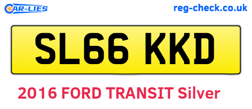SL66KKD are the vehicle registration plates.
