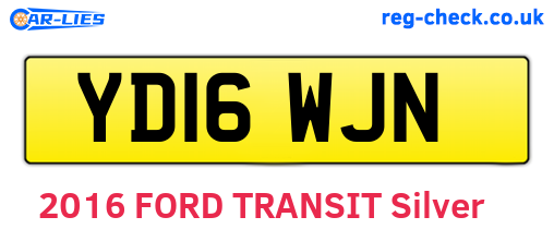 YD16WJN are the vehicle registration plates.