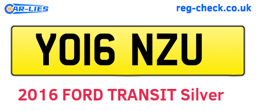 YO16NZU are the vehicle registration plates.