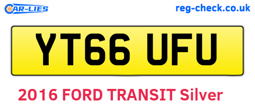 YT66UFU are the vehicle registration plates.