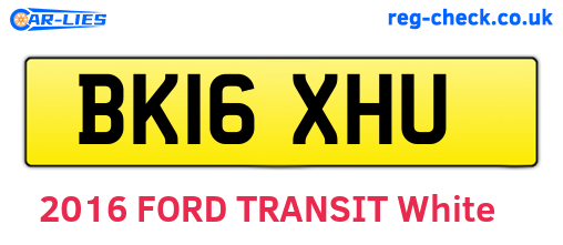 BK16XHU are the vehicle registration plates.