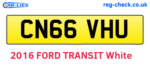 CN66VHU are the vehicle registration plates.