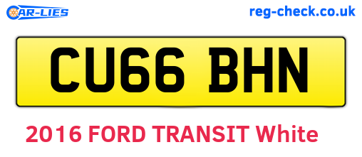 CU66BHN are the vehicle registration plates.