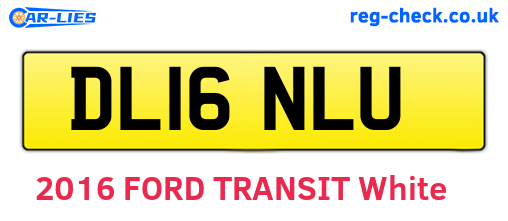 DL16NLU are the vehicle registration plates.