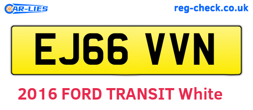 EJ66VVN are the vehicle registration plates.