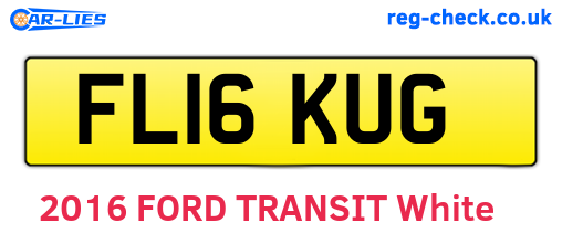 FL16KUG are the vehicle registration plates.