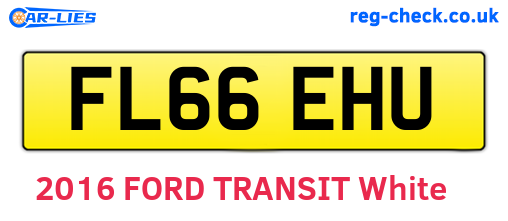 FL66EHU are the vehicle registration plates.