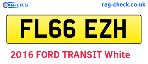 FL66EZH are the vehicle registration plates.