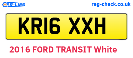 KR16XXH are the vehicle registration plates.