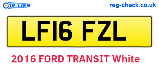 LF16FZL are the vehicle registration plates.