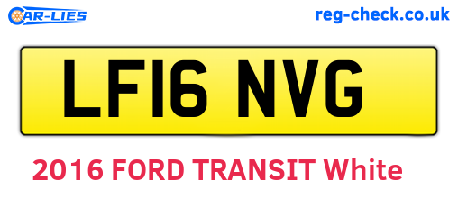 LF16NVG are the vehicle registration plates.
