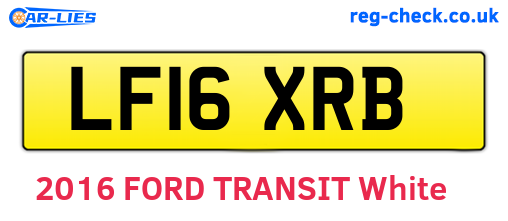 LF16XRB are the vehicle registration plates.