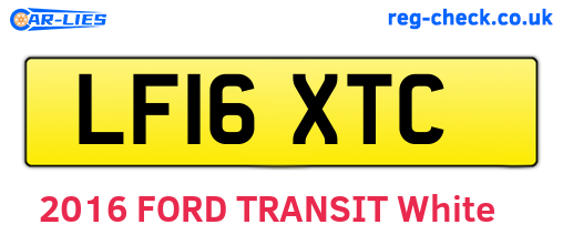 LF16XTC are the vehicle registration plates.
