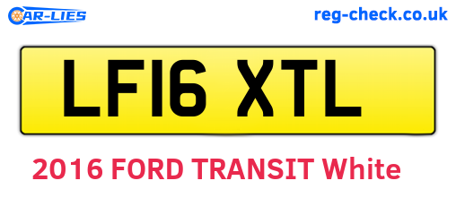 LF16XTL are the vehicle registration plates.