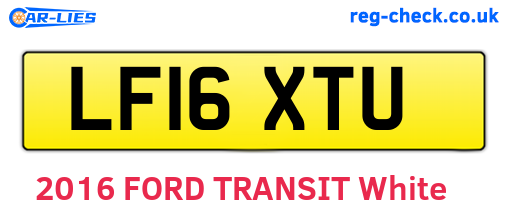 LF16XTU are the vehicle registration plates.