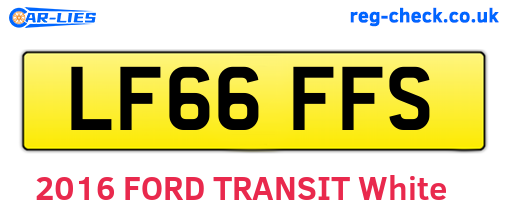 LF66FFS are the vehicle registration plates.