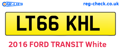 LT66KHL are the vehicle registration plates.