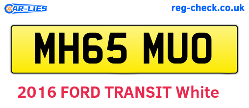 MH65MUO are the vehicle registration plates.