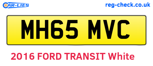 MH65MVC are the vehicle registration plates.