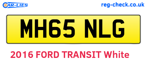 MH65NLG are the vehicle registration plates.
