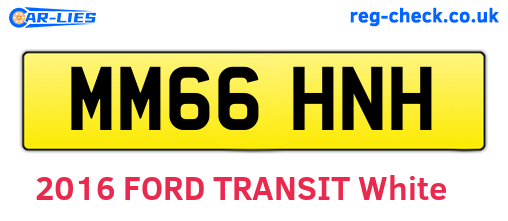 MM66HNH are the vehicle registration plates.