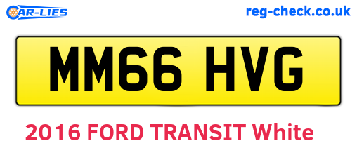 MM66HVG are the vehicle registration plates.