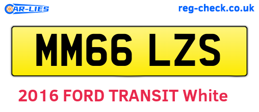 MM66LZS are the vehicle registration plates.