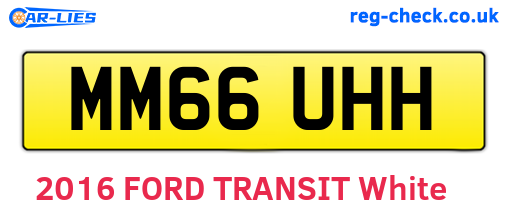 MM66UHH are the vehicle registration plates.