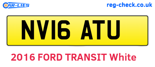 NV16ATU are the vehicle registration plates.
